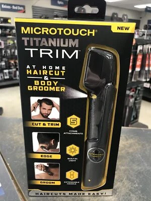 Borde de titanio MICRO-TOUCH: herramienta de corte de pelo y peluquería corporal en casa Foto 1 de 4