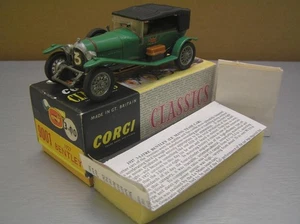 Corgi Classics 9001 1927 Bentley 3.0 Litre Le Mans with leaflet MIB Mint in Box - Picture 1 of 11