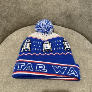 Star Wars R2D2 Strickmütze Wintermütze Bommelmütze - Bild 1 von 8
