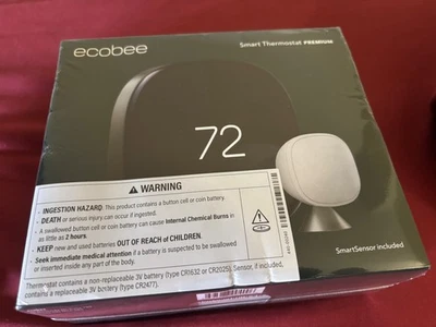 ecobee Smart Thermostat PREMIUM EB-STATE6-01 Brand new factory sealed box - Image 1 of 3