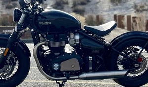 Eazi-Grip Scuff Guard Kit Black Triumph Bonneville Bobber 2017 - 2025 - Picture 1 of 3