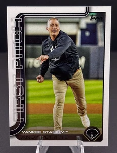 2025 Topps Update Series First Pitch Andy Pettite SP - Bild 1 von 2