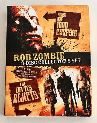 House Of 1000 Corpses / The Devil’s Rejects (3 DVD, 2007) Region 1 - Image 1 of 4