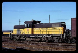 (A) ORIG TRAIN SLIDE-SPOKANE PORTLAND & SEATTLE (SP&S) 100 ROSTER - Picture 1 of 1