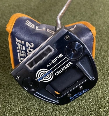 Putter Odyssey Ai One Cruiser Jailbird 2 bolas DB 38" eje de culata diestro + agarre Foto 1 de 4