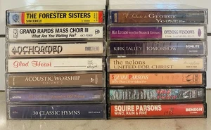 14 NEW AND SEALED Gospel Cassette lot Religious Christian Music, Hymns, Worship - Picture 1 of 9