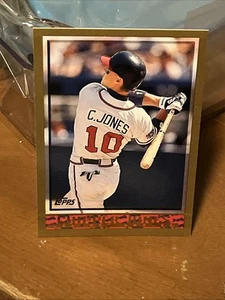 1998 Topps Chrome Baseball #305 Chipper Jones - Picture 1 of 2
