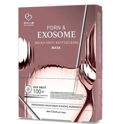 [My Scheming] Pdrn Et Exosome Micro-Shot Revitalisant Visage Masque 4pcs / Neuf - Image 1 of 2