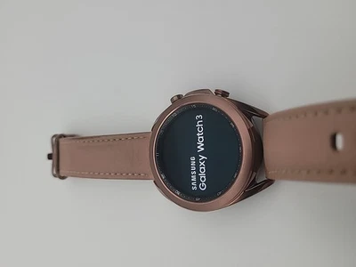 Samsung - Galaxy Watch3 Smartwatch 41mm Bronze Stainless LTE - SM-R855UZDAXAR - Image 1 of 4