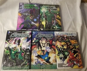Lot Of 5 Green Lantern Corps Sealee Hardback Power Lawman Wrath Brightest Out - Picture 1 of 6