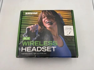 Shure BLX4 Receiver BLX1 Body Pack PGA31 Headset Wirless Headset System - Picture 1 of 9