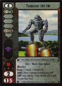 Trebuchet (TBT-7M) (CE) - Commander's Edition - Battletech CCG - Imagen 1 de 6