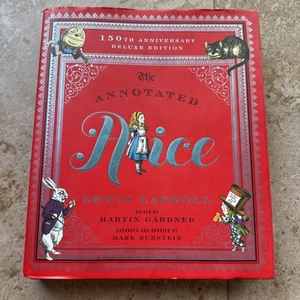 Annotated Alice : The 150th Anniversary Deluxe Edition Lewis Carroll Hardcover - Imagen 1 de 6