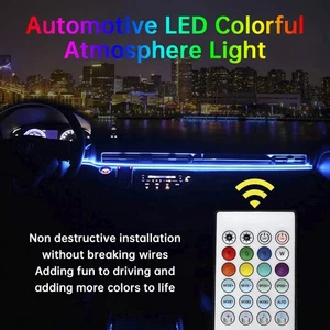 Central Control Ambient Interior Colorful LED Flowing Decorative Light 110cm - Picture 1 of 11