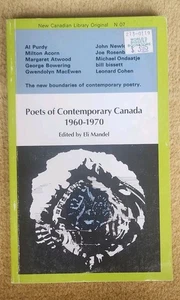 Poets of Contemporary Canada 1960-70 paperback 7th reprint - Picture 1 of 2