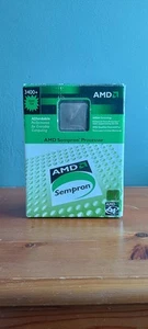AMD Sempron 3400+ , socket 754 vintage CPU with heatsink and fan, boxed - Picture 1 of 12
