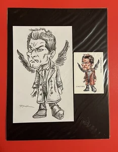SUPERNATURAL CASTIAL Original pencils by RAK - SUPERFREEK ART RARE! - Picture 1 of 1