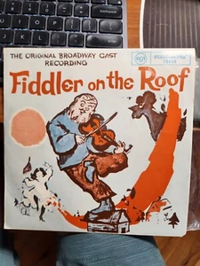 Zero Mostel & Original Cast "Fiddler On The Roof EP" 1967 RCA Oz 7" PS EP 45rpm - Picture 1 of 4