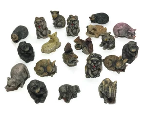 Small Animals Hand Cast Stone Garden Ornament Decoration Home Decor Miniature - Picture 1 of 96