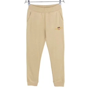 GANT Ragazzi Marrone Archive Scudo Pantaloni Tuta Pantaloni Taglia 13-14 Anni - Foto 1 di 9