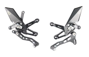 COMMANDES RECUL�ES LIGHTECH POUR KAWASAKI ZX 10R 2016 > 2020 NOIR FTRKA006 - Picture 1 of 2