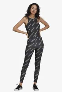 Adidas All Over Print Catsuit Mujer Negro Talla UK 16 (RefX5) - Imagen 1 de 2