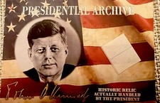 John F Kennedy 2020 Sportscards A Word From POTUS Handled Document Card PA-JFK