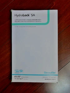 HydraLock SA von DermaRite 6" x 10" Verband, Box mit 10 - Bild 1 von 3