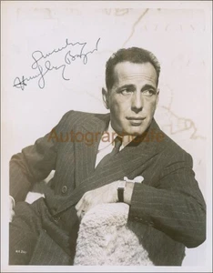 Humphrey Bogart 10 x 8" signed promo photo (signature is part of the photo) - Picture 1 of 3