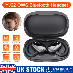 OWS Wireless Bluetooth 5.4 Earphones Headphones Sports Open Ear Running Earbuds - Picture 1 of 11