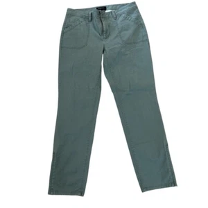 Pantalones chinos Talbots para mujer verdes rectos con cremallera dobladillo pierna talla 8 nuevos con etiquetas - Imagen 1 de 10