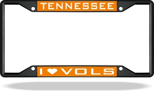 Tennessee VOLS Black License Plate Frame - Picture 1 of 1