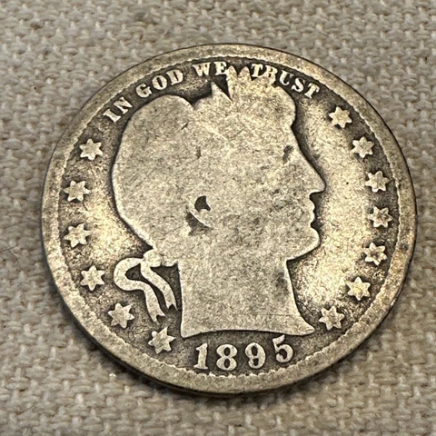 1895 O Barber Quarter Cover