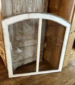 Antique Vintage Glass Window Frame - Picture 1 of 9