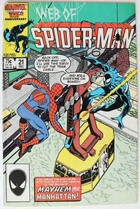 Comic Book - Marvel - Web of Spider-Man - #21 Dec 1986 - Good - Picture 1 of 1