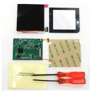GBC Game Boy Color Q5 IPS Hintergrundbeleuchtung mit OSD enthalten schwarzes Glasobjektiv - Bild 1 von 5