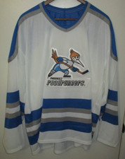 IHL Bauer ProWear Phoenix Roadrunners Embroidered Patch Men's Hockey Jersey VTG