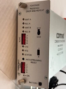 Comnet FDX55M28 Émetteur-récepteur de données anti-streaming RS232/422 goutte et répétition - Photo 1/15