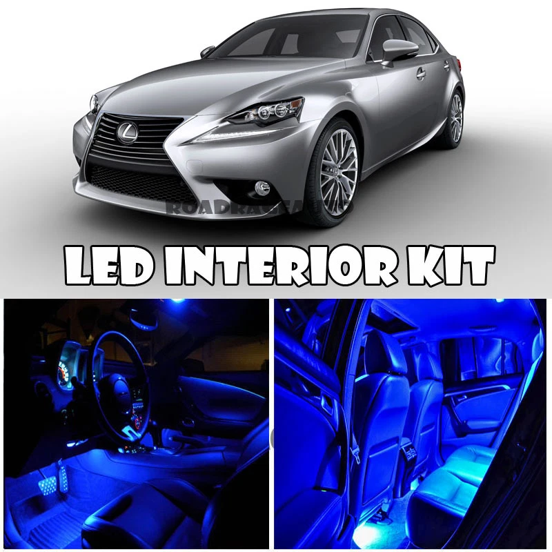 Kit interior LED AZUL 5050 xenón HID para LEXUS IS250 IS350 2013-2016 15 un. Foto 1 de 1