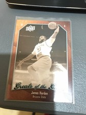 James Harden UPPER DECK Greats of the Game Arizona State
