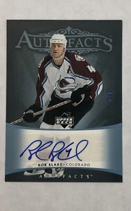 2005 Upper Deck Autofacts Rob Blake Autographed Card 1/1 Colorado Avalanche - Picture 1 of 3