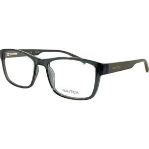 Montatura occhiali da vista uomo plastica Nautica N8175 015 grigio cristallo 56-18 cerniere a molla - Foto 1 di 5