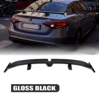 For Alfa Romeo Giulia 55" Rear Trunk Spoiler PRO Racing Rear Wing Gloss Black Foto 1 de 4