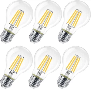 Lampadina LED E27,10W (Equivalenti a 88W), 2700K,Trasparente Luce Calda- Pacco D - Foto 1 di 12