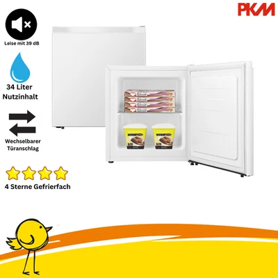 PKM Gefrierbox GB34 E, 34 Liter Nutzinhalt, platzsparend - Bild 1 von 4
