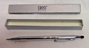 Matita meccanica croce vintage colore argento made in USA vintage 5" con piombo - Foto 1 di 1