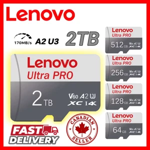 Micro SD Card 2TB 1TB 512GB 256GB 128GB TF A2 U3 V60 SDXC Class 10 Memory Card - Picture 1 of 12