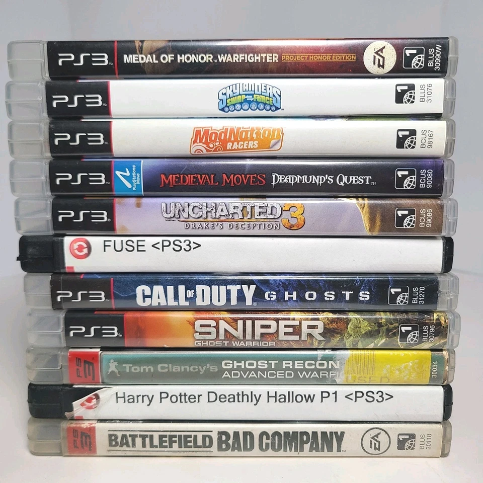 Sony Playstation 3 PS3 Game Bundle Lote de 11 Muchos están en caja original Foto 1 de 4