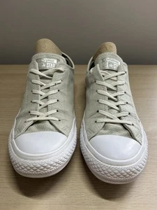 Women's Converse All Star White Mottled Silver Leather Sneakers Size 6 cool look - Picture 1 of 15