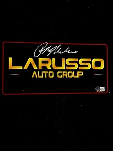Ralph Macchio Signed Larusso Auto Group License Plate Cobra Kai Beckett COA - Picture 1 of 1